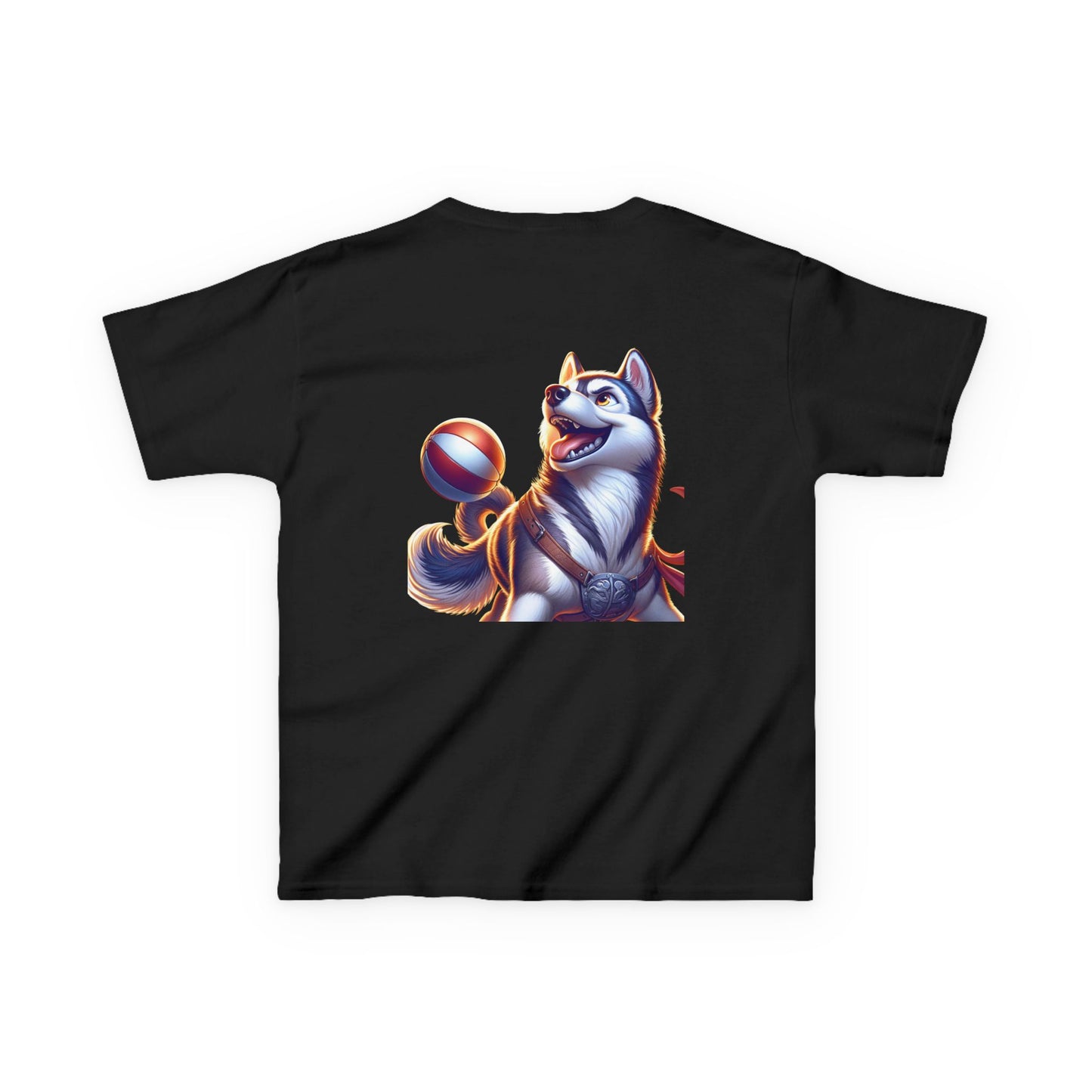 Kids Siberian Husky Tee - Fun Sports Design for Animal Lovers